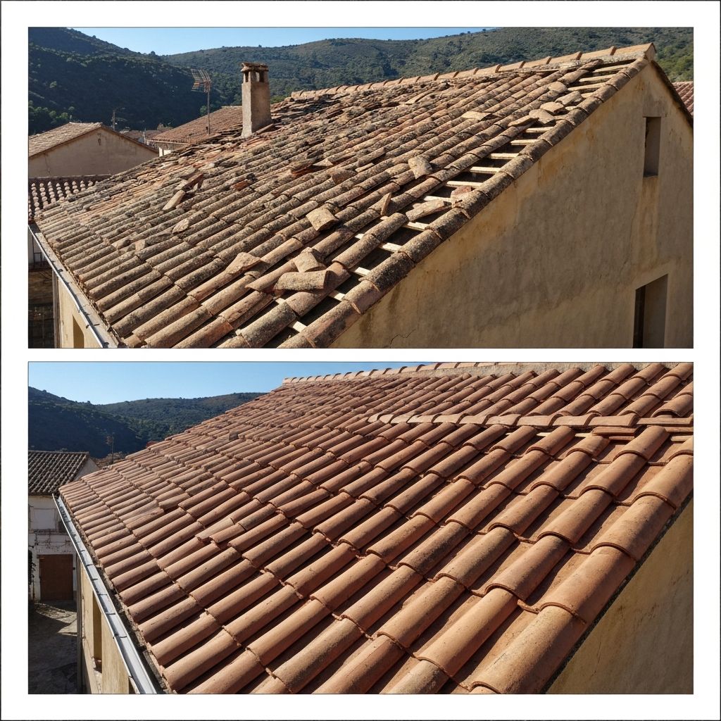 Cambio de tejas en Madrid